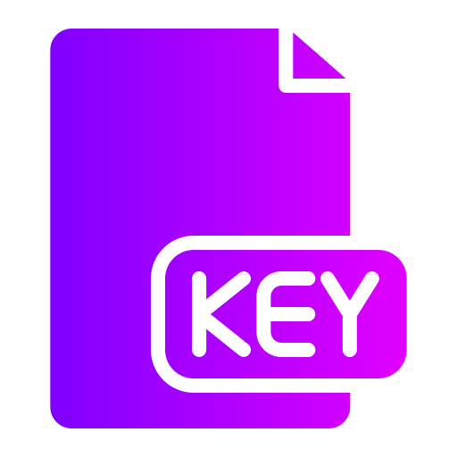 Ключ Generic gradient fill иконка