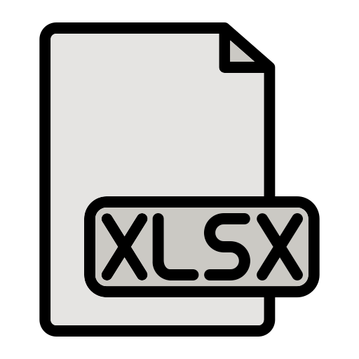 xlsx Generic color lineal-color icona