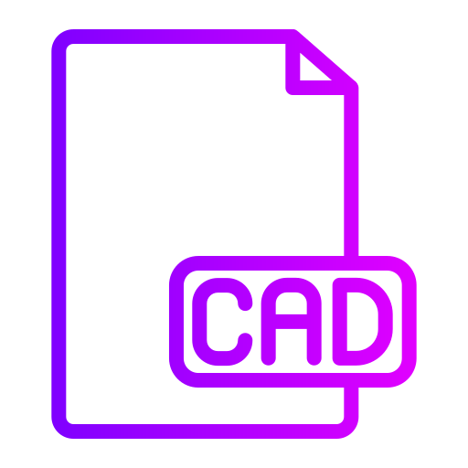 cad Generic gradient outline icon