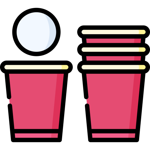 Beer pong Special Lineal color icon