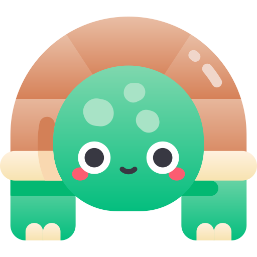 żółw Kawaii Star Gradient ikona