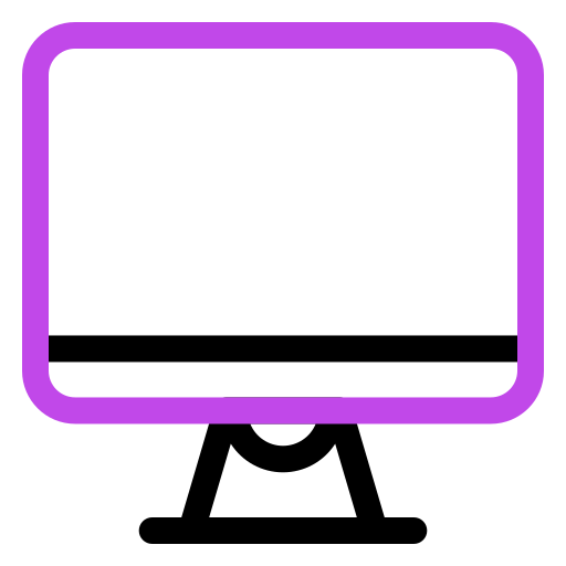 デスクトップ Generic color outline icon