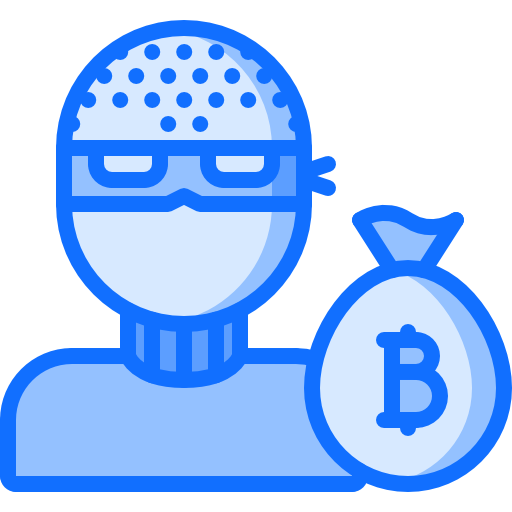 도둑 Coloring Blue icon