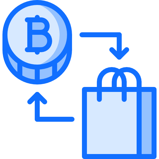 bitcoin Coloring Blue icona