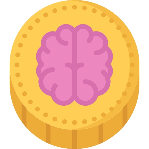 cryptovaluta Coloring Flat icoon