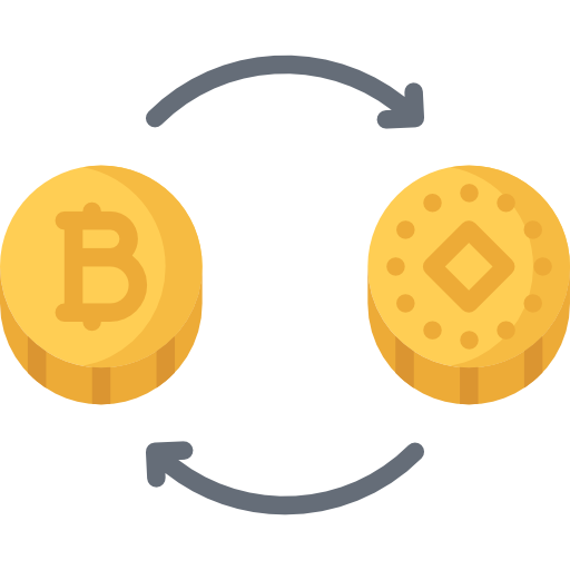 Blockchain Coloring Flat icon
