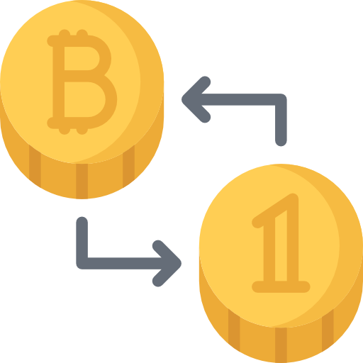 Bitcoin Coloring Flat icon