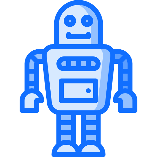Robot Coloring Blue icon