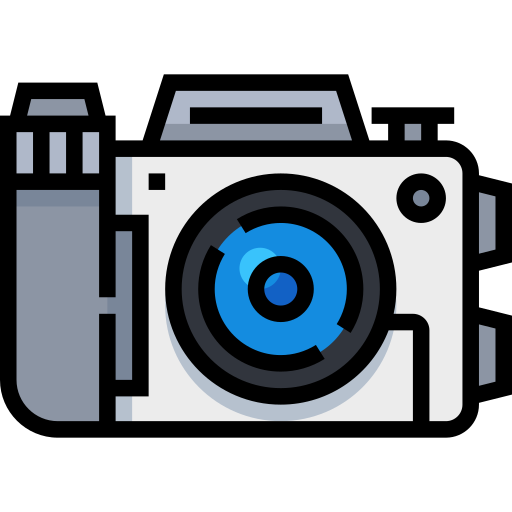 kamera Meticulous Lineal Color ikona