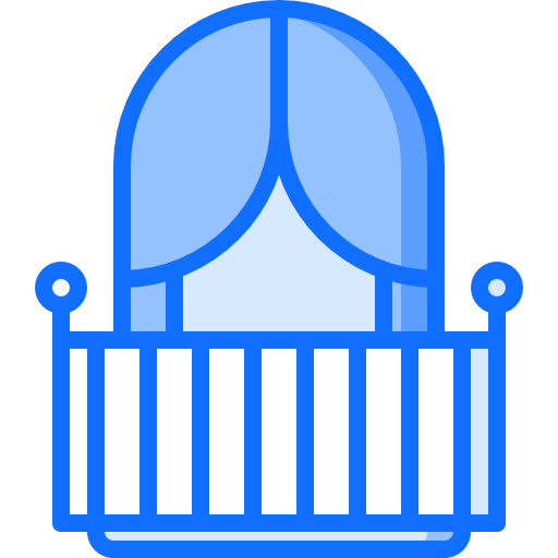 balkon Coloring Blue icoon