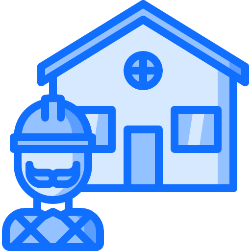 Builder Coloring Blue icon