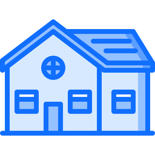 家 Coloring Blue icon