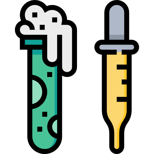 química Meticulous Lineal Color icono