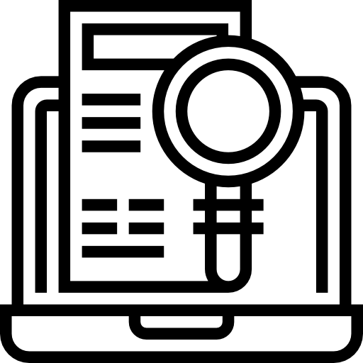 リサーチ Meticulous Line icon