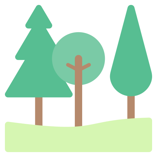 Trees Generic color fill icon