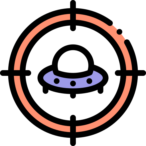 ufo Detailed Rounded Lineal color icon