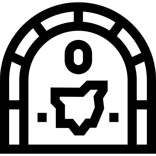 kilometer Basic Straight Lineal icoon