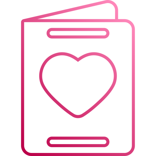 carta de amor Generic gradient outline icono