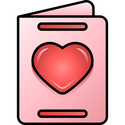 carta de amor Generic gradient lineal-color icono