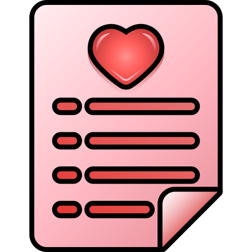 Love letter Generic gradient lineal-color icon