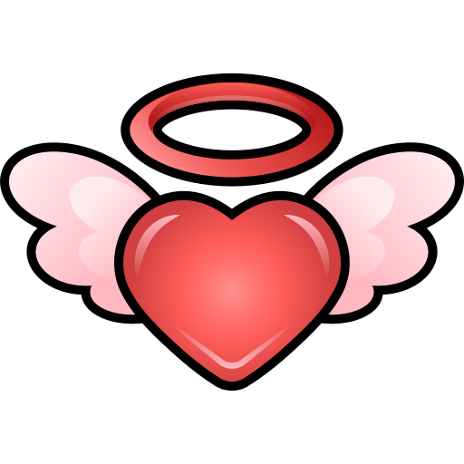 Heart wings Generic gradient lineal-color icon