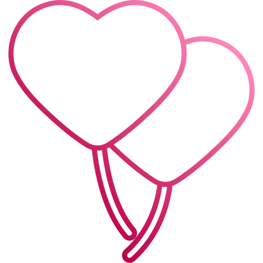 palloncino cuore Generic gradient outline icona