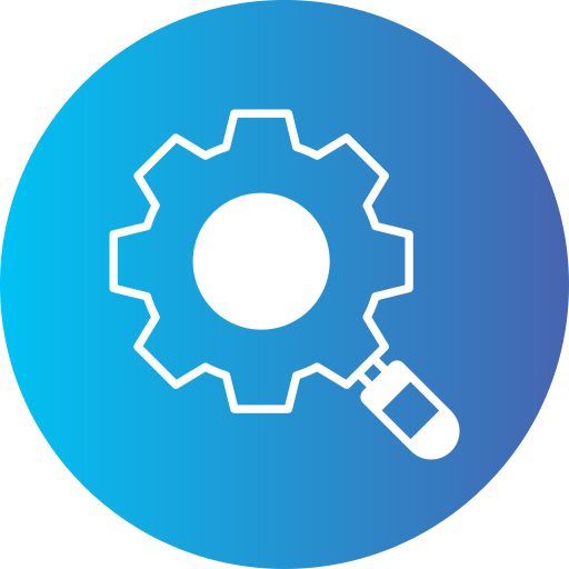 research and development Generic gradient fill Icône