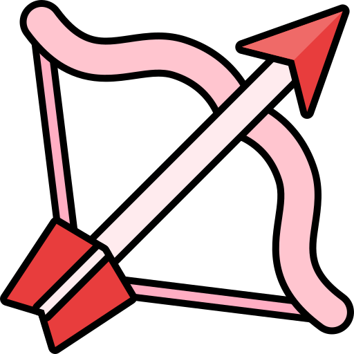 Cupid arrow Generic color lineal-color icon