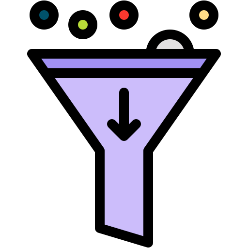 filtrar Generic color lineal-color icono