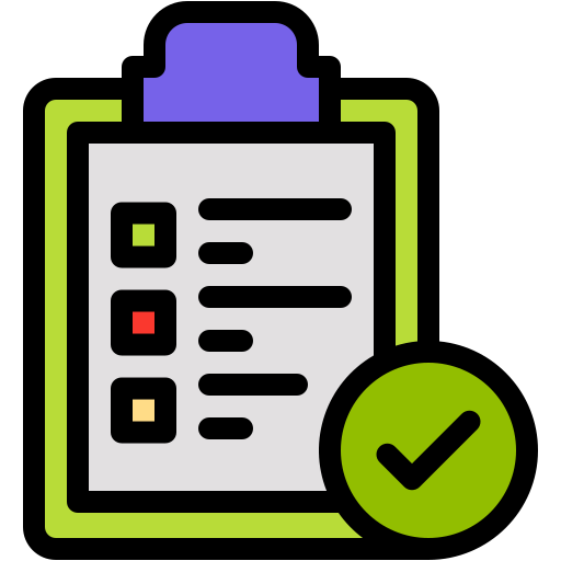 Check list Generic color lineal-color icon