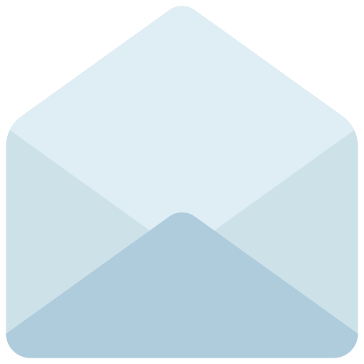 Open mail Juicy Fish Flat icon