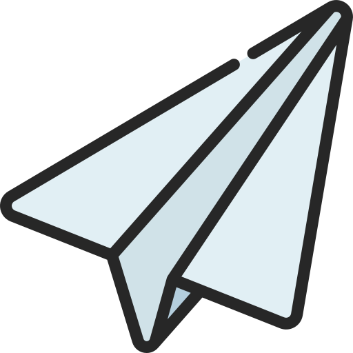 Paper airplane Juicy Fish Soft-fill icon