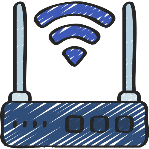 router bezprzewodowy Juicy Fish Sketchy ikona