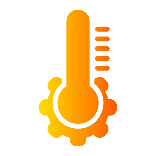 thermomètre Generic gradient fill Icône