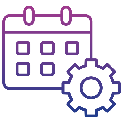 Timetable Generic gradient outline icon