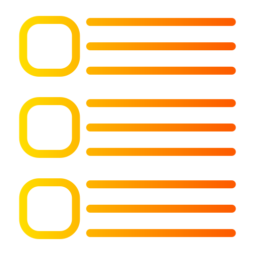 チェックボックス Generic gradient outline icon