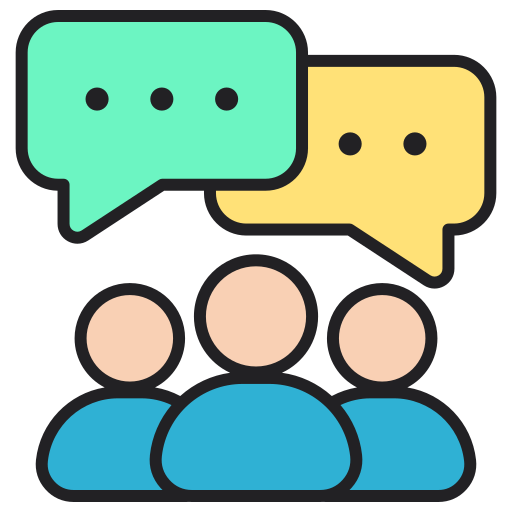 diskussion Generic color lineal-color icon