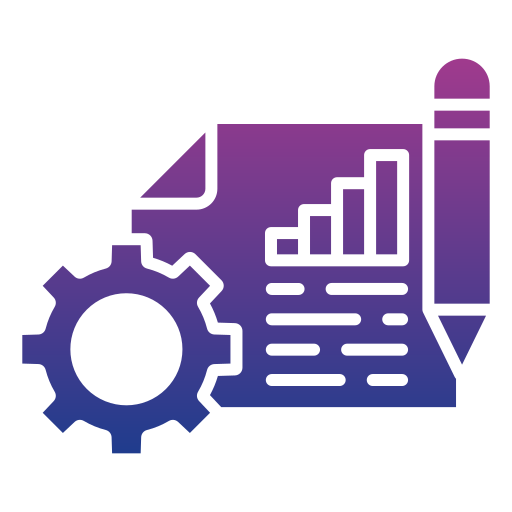 project management Generic gradient fill icoon