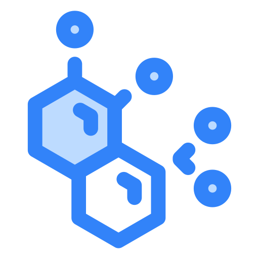 molécula Generic color lineal-color icono