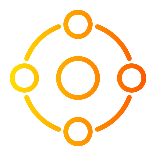 connectiviteit Generic gradient outline icoon