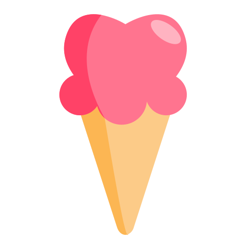sorvete de casquinha Generic color fill Ícone