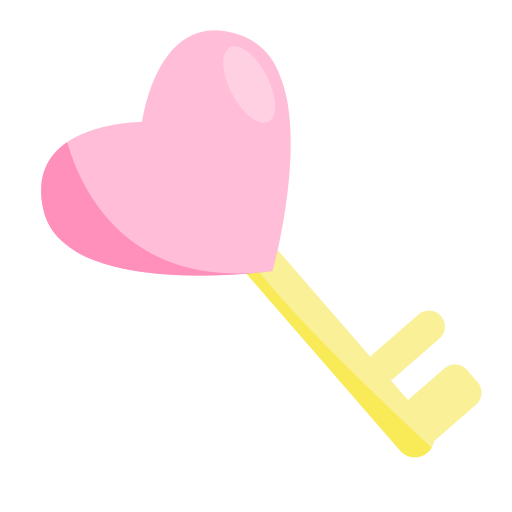 klucz miłości Generic color fill ikona