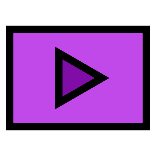 비디오 플레이어 Generic color lineal-color icon