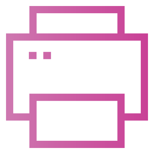 プリンター Generic gradient outline icon