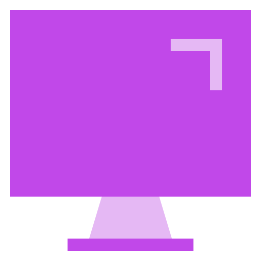 pantalla Generic color fill icono