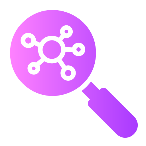 Chemical analysis Generic gradient fill icon