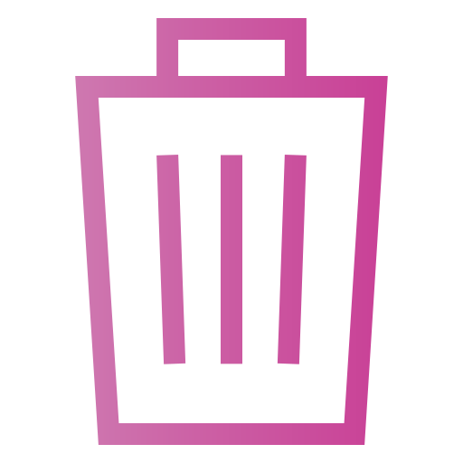 basura Generic gradient outline icono