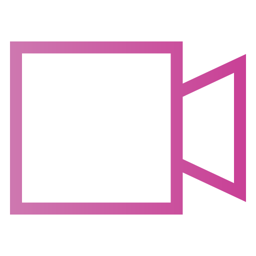 비디오 Generic gradient outline icon