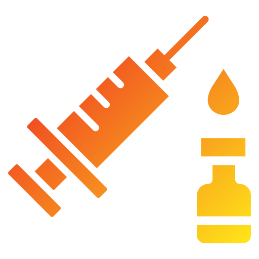 Вакцина Generic gradient fill иконка