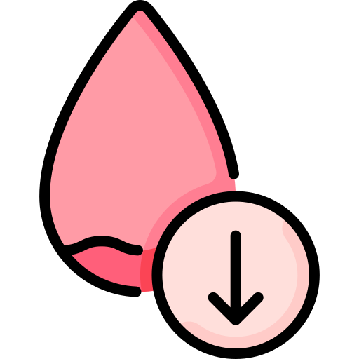 bloedarmoede Special Lineal color icoon